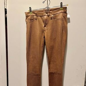 Seven for all of mankind light brown 90% polyester pants size 26